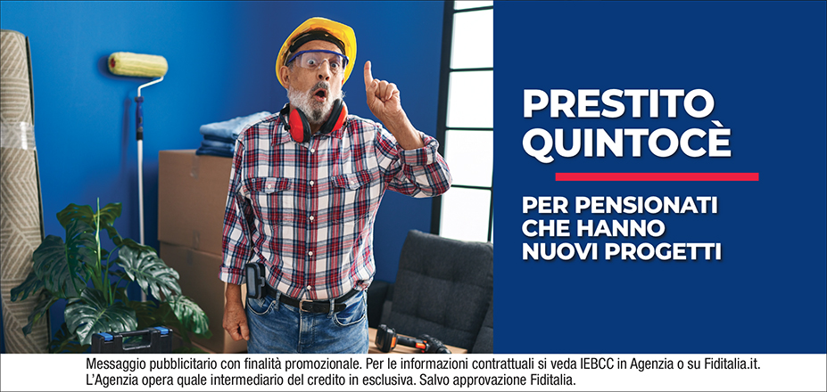 Agenzia CIKKUESSE di Bruscaglioni Francesca Fiditalia | Firenze | Cessione del Quinto Quintocè - Un consulente dedicato per i progetti di dipendenti e pensionati. Messaggio pubblicitario con finalità promozionale. Per le informazioni contrattuali si veda IEBCC in Agenzia o su Fiditalia. it. L’Agenzia opera quale intermediario del credito in esclusiva. Salvo approvazione Fiditalia.